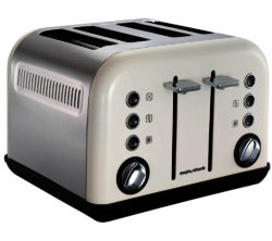 Morphy Richards Accents 242005 4-Slice Toaster - White
